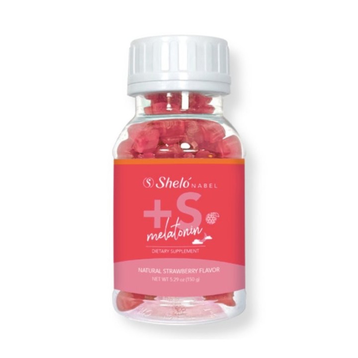 +S Melatonin 5.29oz (150g) Natural Strawberry flavor.