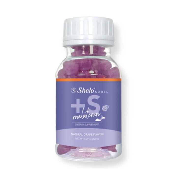+S Melatonin 5.29oz (150g) Natural grape flavor.